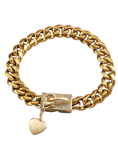 Amor Gold Statement Bracelet