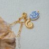 Gold Plated Charm Necklace with Porcelain Pendant | Wild Lola Jewellery
