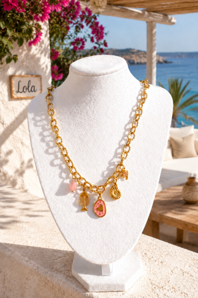 ChatGPT Image 20 mei 2026, 11_06_46 Wild Lola Spanish Mojo Charm One of a Kind Necklace (65 cm)