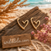 golden hooped earrings