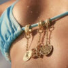 Ibiza Fish Bikini Charm – Gold Stainless Steel