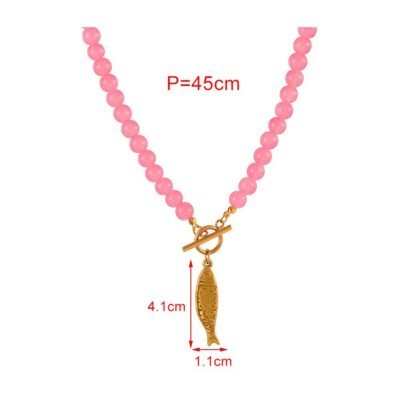 1996065178109743104 Costa Koi Necklace Pink
