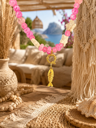ChatGPT Image 6 jun 2026, 09_33_15 Ibiza Pink Turtle Necklace